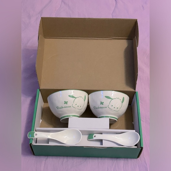 Sanrio Other - 💟 Pochacco Rice Bowl and Spoon Set